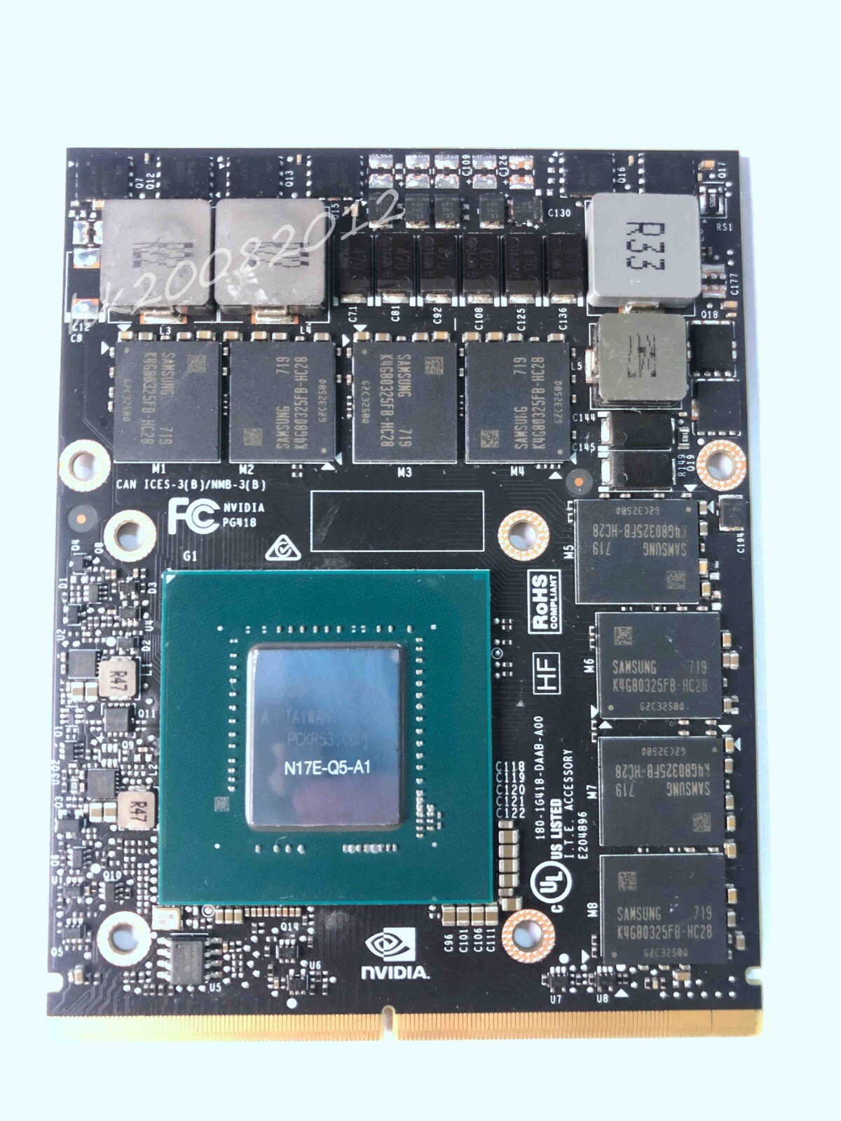 DELL New HP NVIDIA Quadro P3000 P4000 P5000 16GB GDDR5 MXM Video Graphics Card - Picture 14 of 14