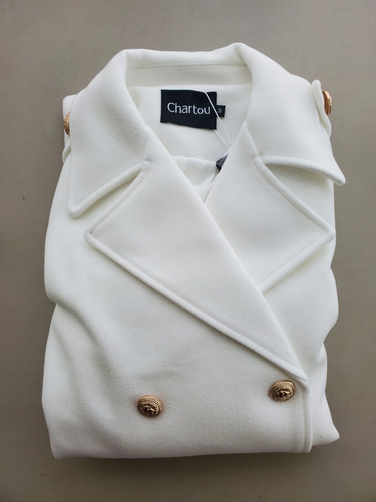 Hot Stylish Faux Wool Trench Coat for Women | Double-Breasted Warm Winter Jacket - Picture 30 of 44