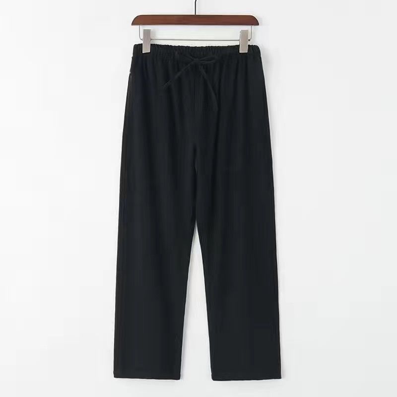 Men's Linen Pants - Spring/Fall Casual Straight Leg Loose Fit Trousers - Picture 17 of 22