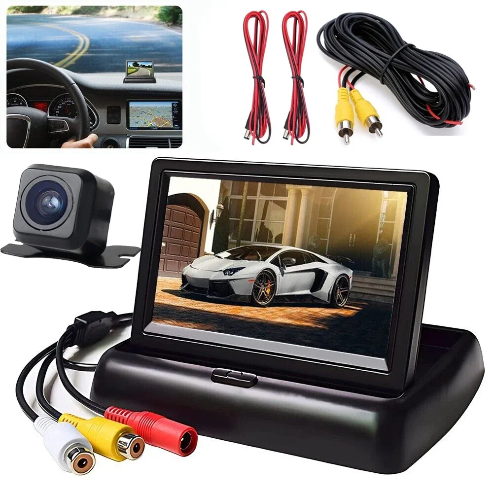 Bileeko Car Rear View Camera with Monitor for Vehicle parking HD Reversing 4.3" - Picture 24 of 26