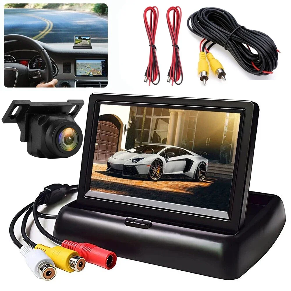 Bileeko Car Rear View Camera with Monitor for Vehicle parking HD Reversing 4.3" - Picture 25 of 26