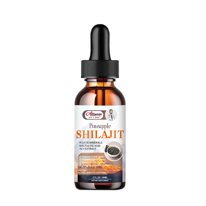 Golden Shilajit Supplement with Fulvic Acid & 85+ Trace Minerals Complex