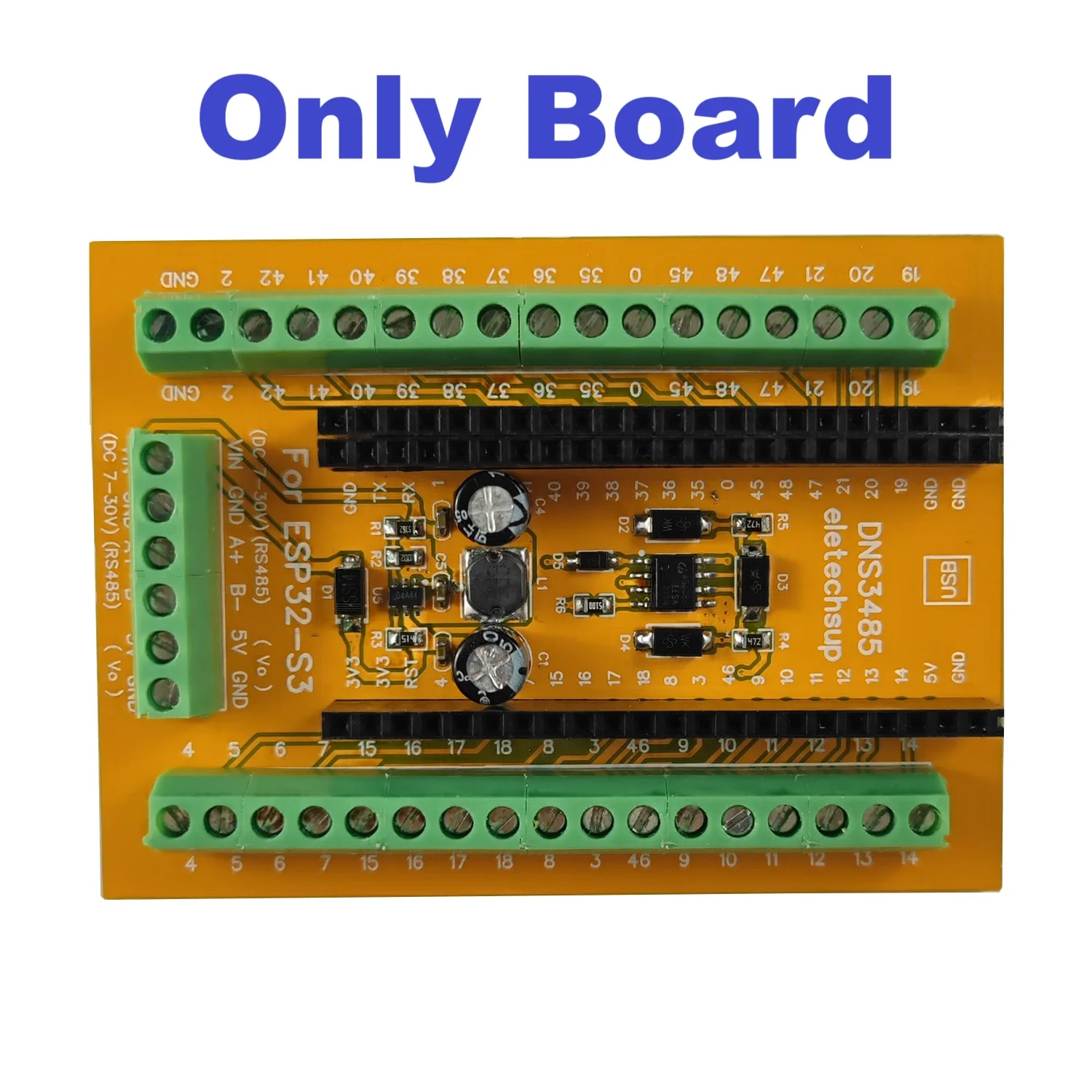 ESP32 S3 WiFi BLE RS485 485 BUS Expansion Board 2.4G Smart Home DIN Rail Module - Picture 7 of 9