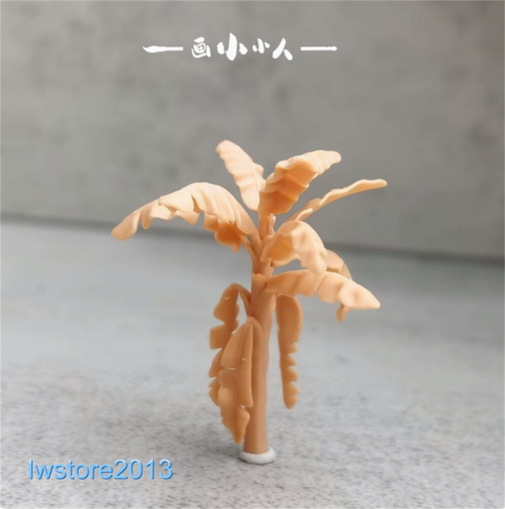 1:64 Plátano Árbol Mono Animal Escena Miniaturas Figuras Ajuste Coches Vehículos Juguetes - Imagen 2 de 6