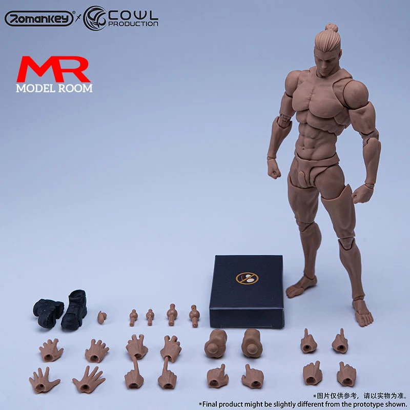 Romankey X COWL 1/12 Super Flexible Male Joint Body 16.5cm Muscle Strong Figure