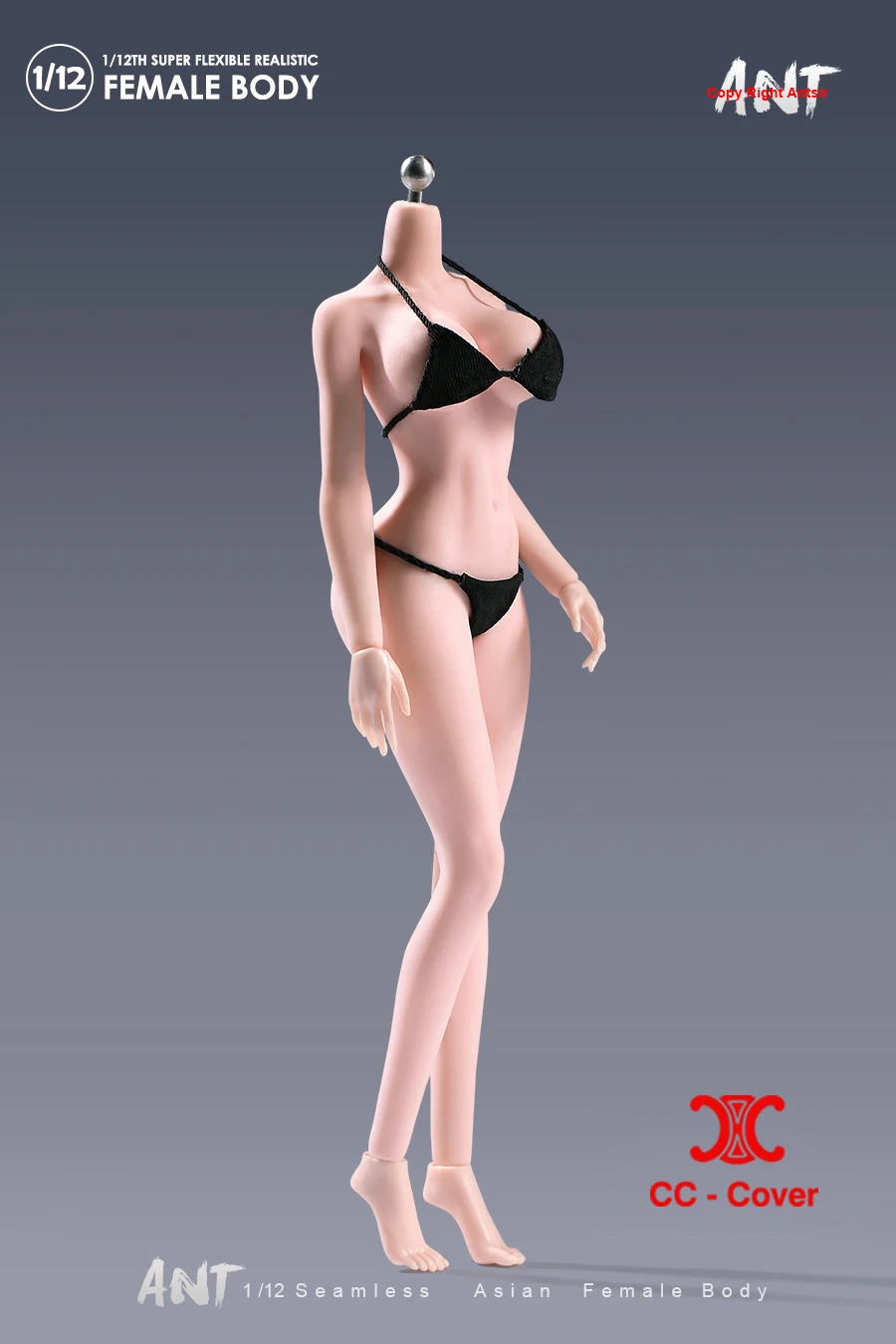 N306 1/12 Fitness Corpo Femminile Silicone Morbido Grande Petto Piedi Staccabili Figura 6" - Foto 25 di 26