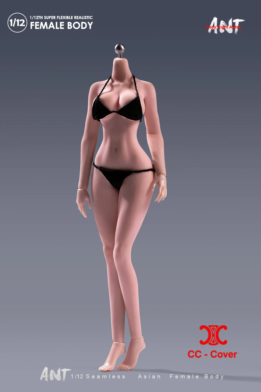 N306 1/12 Fitness Corpo Femminile Silicone Morbido Grande Petto Piedi Staccabili Figura 6" - Foto 26 di 26