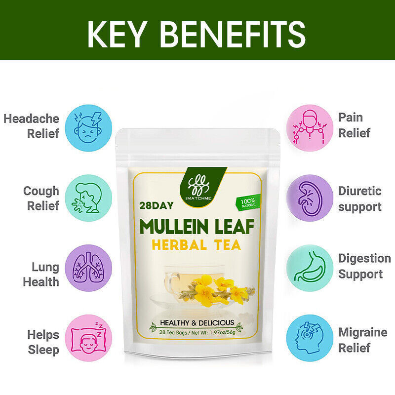 For Lungs Cleanse & Immune Support, 100% Natural, Caffeine F