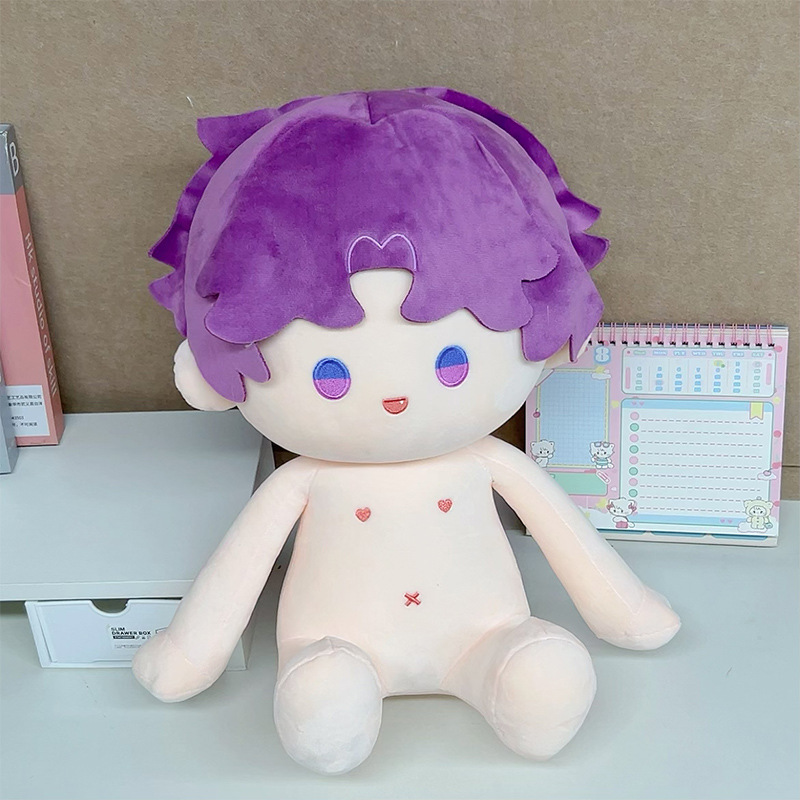 Muñeca de algodón sentada 40 cm juguete de peluche figura juguete de peluche regalo - Imagen 29 de 75