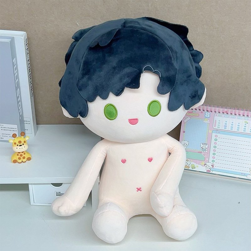 Muñeca de algodón sentada 40 cm juguete de peluche figura juguete de peluche regalo - Imagen 31 de 75