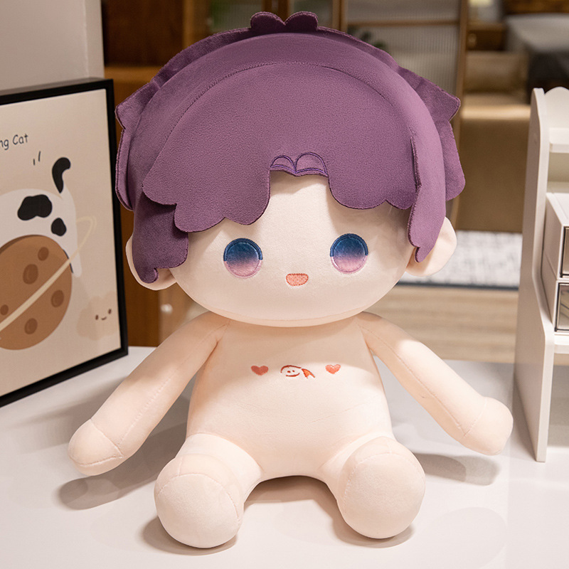 Muñeca de algodón sentada 40 cm juguete de peluche figura juguete de peluche regalo - Imagen 34 de 75