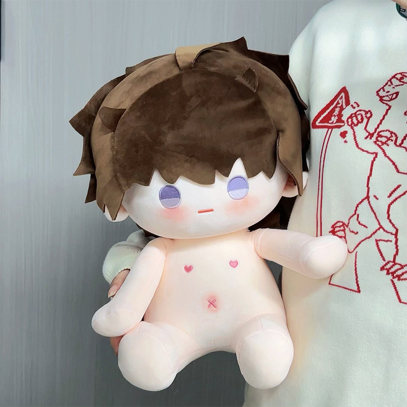 Muñeca de algodón sentada 40 cm juguete de peluche figura juguete de peluche regalo - Imagen 58 de 75