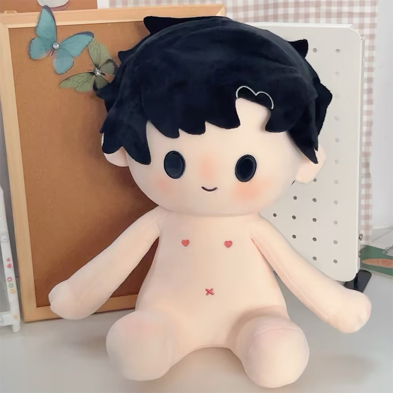 Muñeca de algodón sentada 40 cm juguete de peluche figura juguete de peluche regalo - Imagen 37 de 75