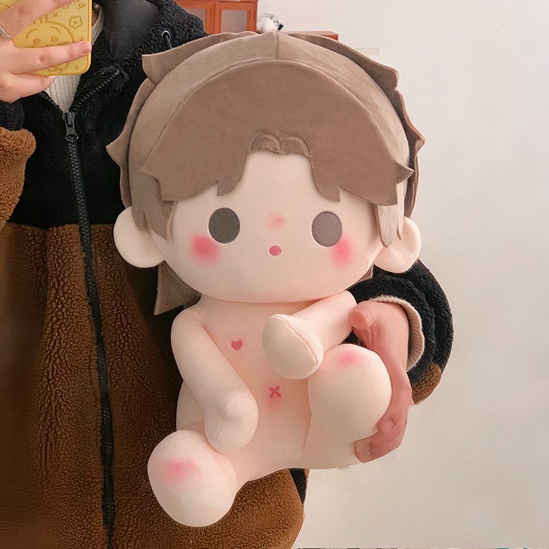 Muñeca de algodón sentada 40 cm juguete de peluche figura juguete de peluche regalo - Imagen 42 de 75