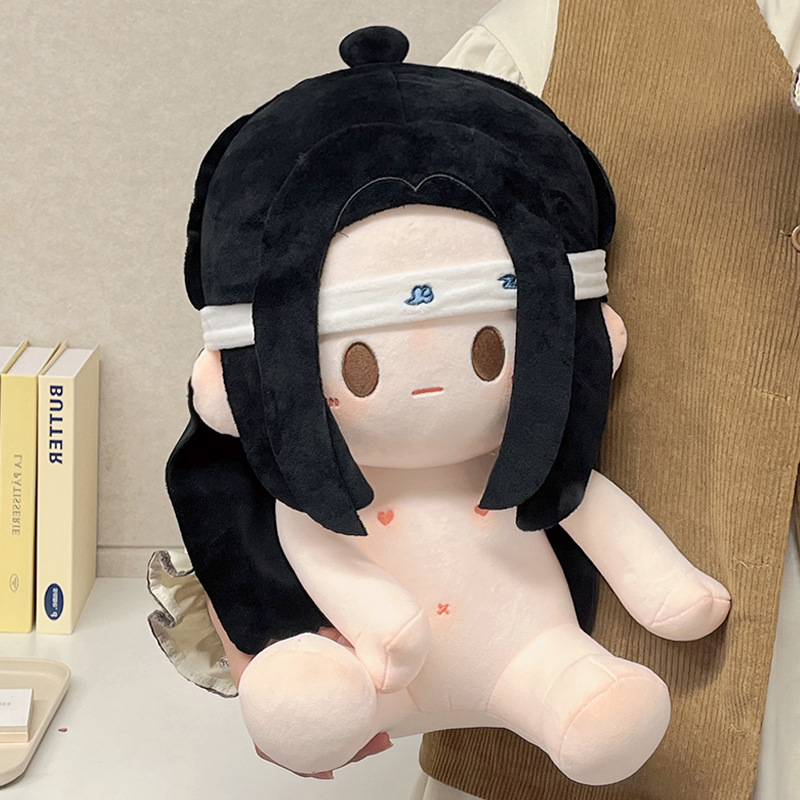 Muñeca de algodón sentada 40 cm juguete de peluche figura juguete de peluche regalo - Imagen 45 de 75