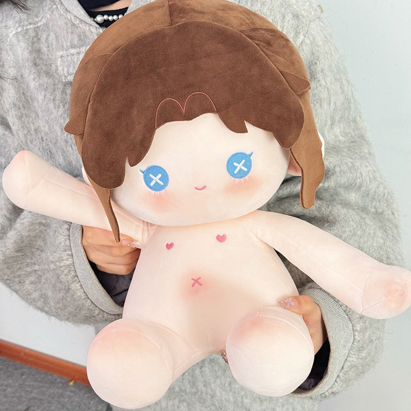 Muñeca de algodón sentada 40 cm juguete de peluche figura juguete de peluche regalo - Imagen 49 de 75