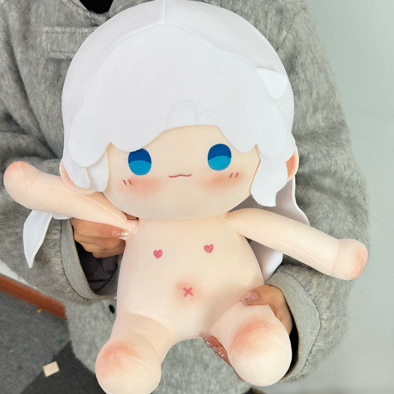 Muñeca de algodón sentada 40 cm juguete de peluche figura juguete de peluche regalo - Imagen 54 de 75