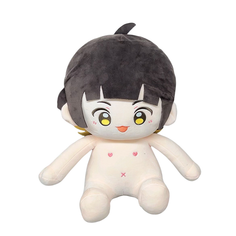 Muñeca de algodón sentada 40 cm juguete de peluche figura juguete de peluche regalo - Imagen 60 de 75
