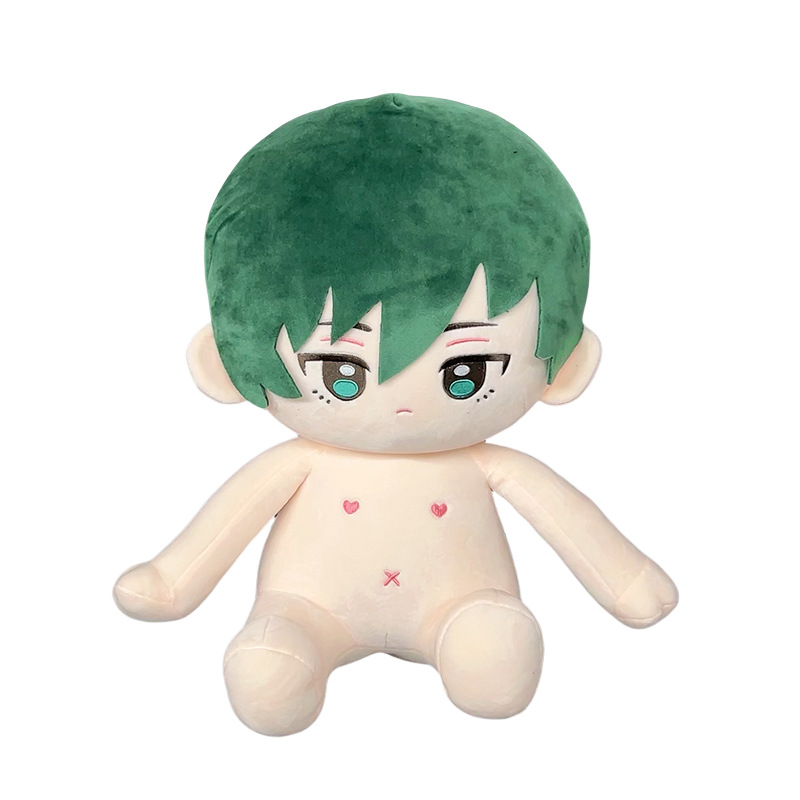 Muñeca de algodón sentada 40 cm juguete de peluche figura juguete de peluche regalo - Imagen 64 de 75