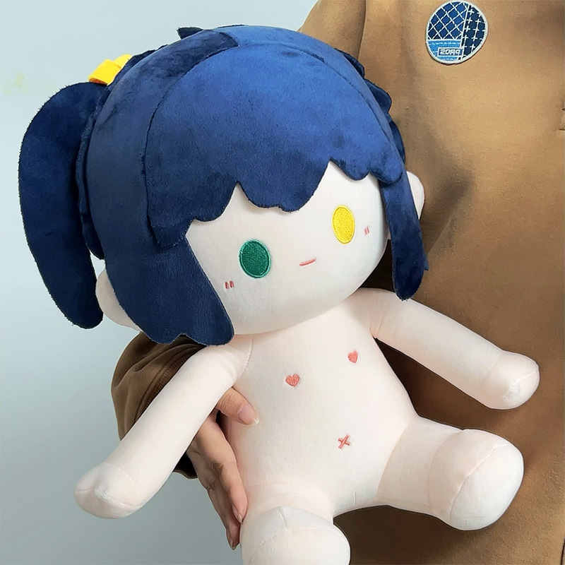 Muñeca de algodón sentada 40 cm juguete de peluche figura juguete de peluche regalo - Imagen 69 de 75