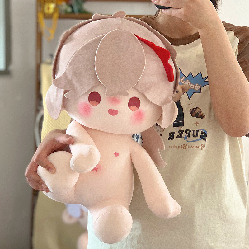 Muñeca de algodón sentada 40 cm juguete de peluche figura juguete de peluche regalo - Imagen 71 de 75