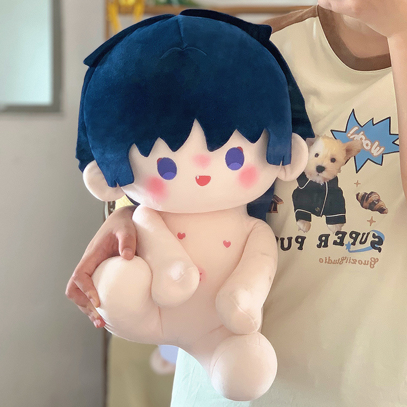 Muñeca de algodón sentada 40 cm juguete de peluche figura juguete de peluche regalo - Imagen 72 de 75
