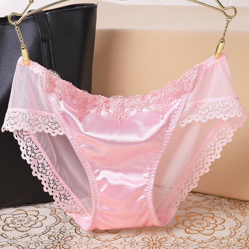 Damen Spitze Transparent Unterwäsche Sexy Schritt Niedrige Taille Slip Höschen G-String - Bild 10 von 11