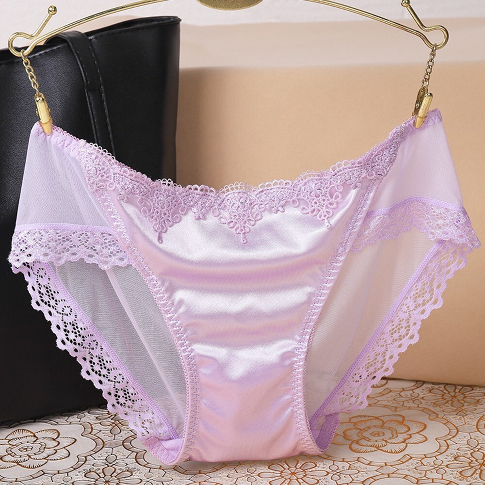 Damen Spitze Transparent Unterwäsche Sexy Schritt Niedrige Taille Slip Höschen G-String - Bild 11 von 11