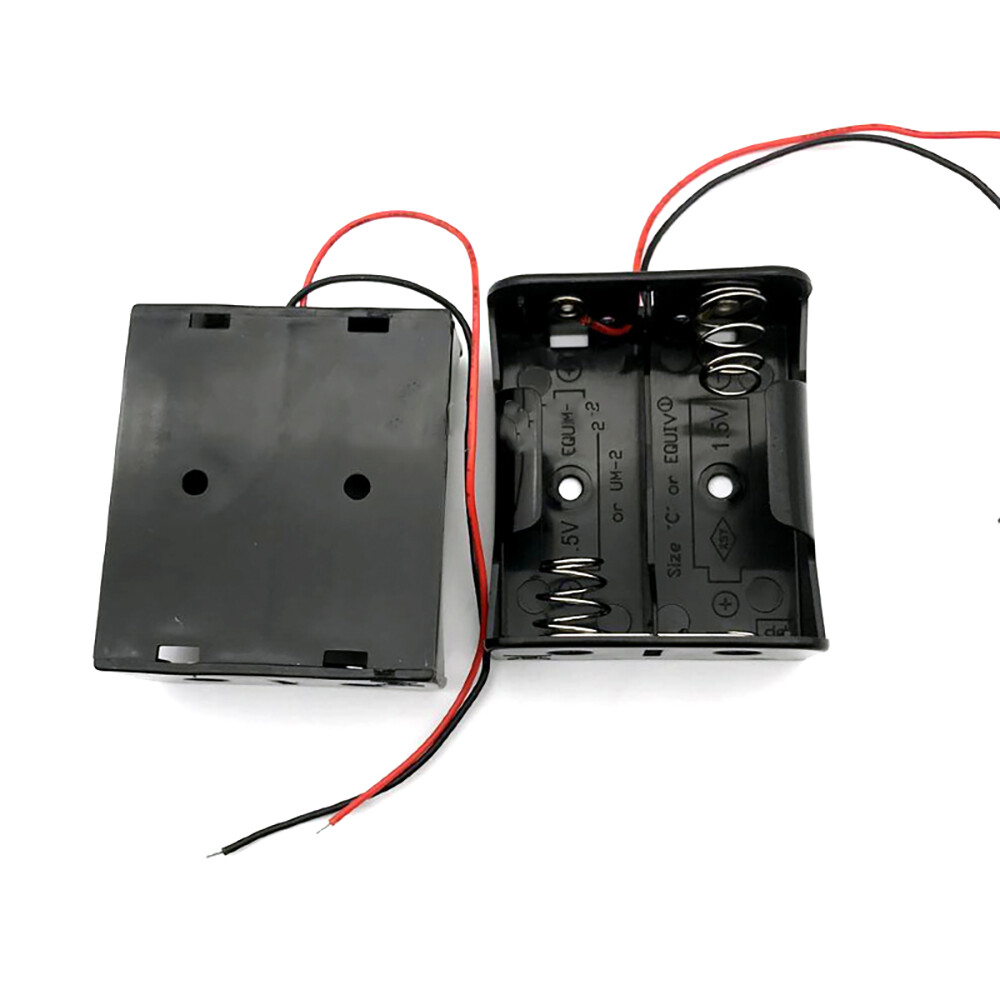 Soporte de batería para batería C 1 2 3 4 posiciones conector celda caja con cable - Imagen 14 de 16