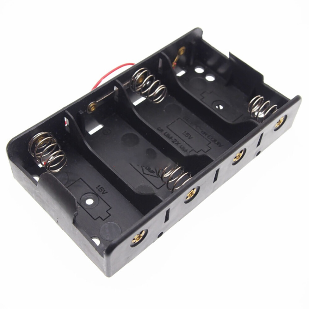 Soporte de batería para batería C 1 2 3 4 posiciones conector celda caja con cable - Imagen 16 de 16