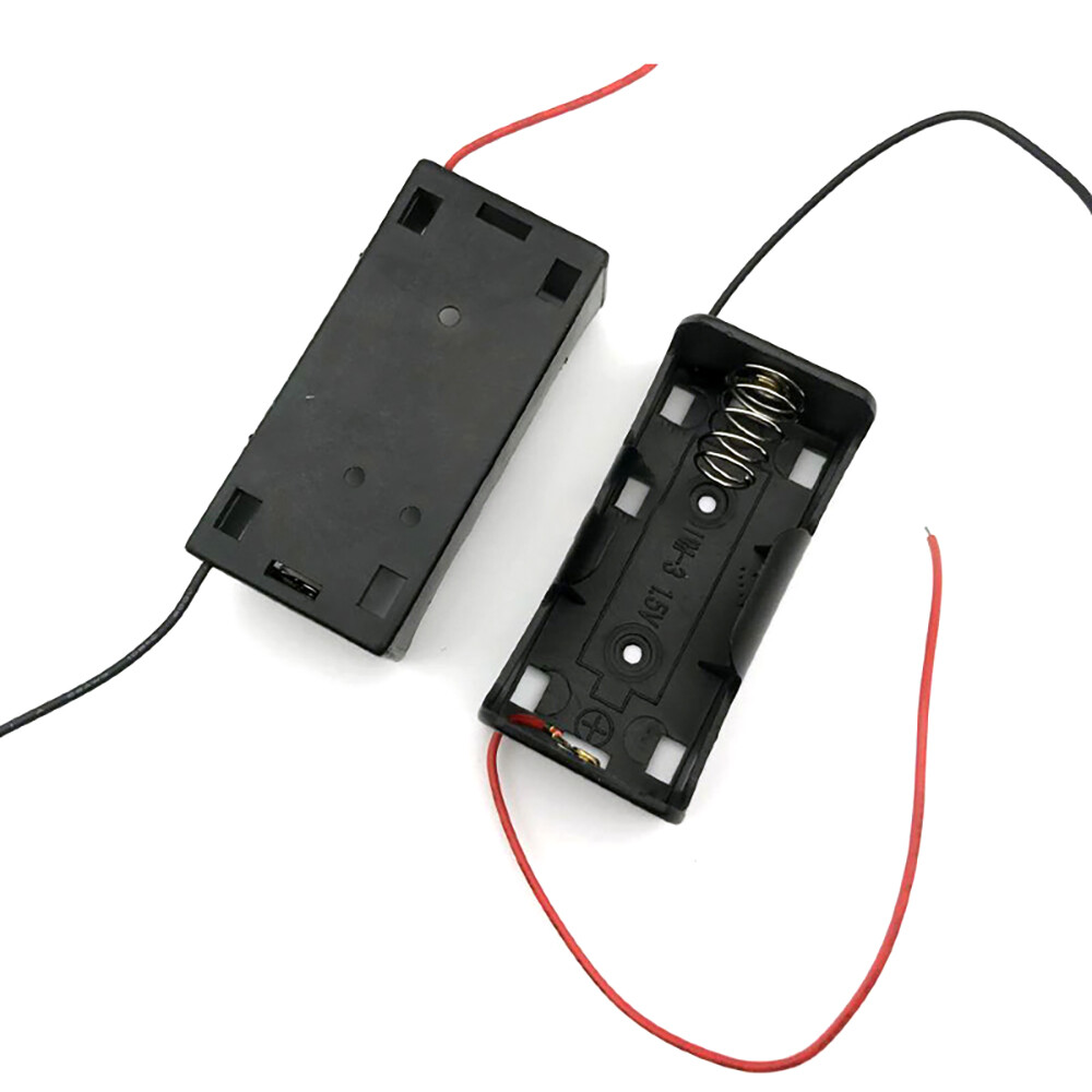 Soporte de batería para batería C 1 2 3 4 posiciones conector celda caja con cable - Imagen 13 de 16