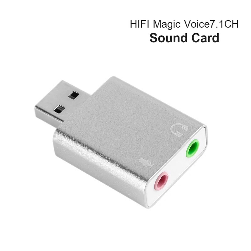 Adattatore Microfono Cuffie USB a Jack 3.5mm,Adattatore Audio USB Esterno Scheda Audio - Foto 12 di 15