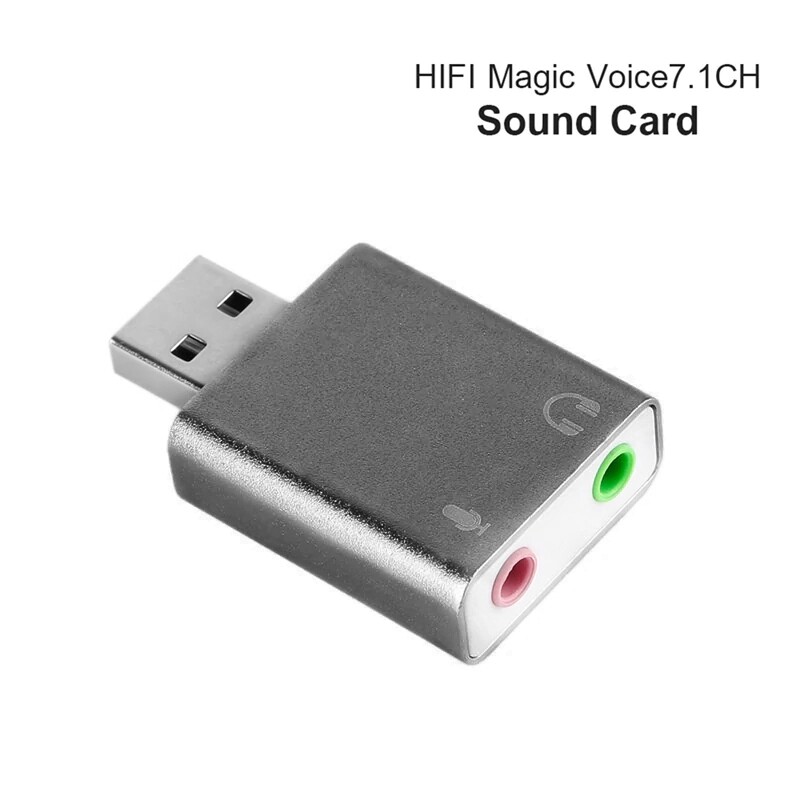 Adattatore Microfono Cuffie USB a Jack 3.5mm,Adattatore Audio USB Esterno Scheda Audio - Foto 13 di 15