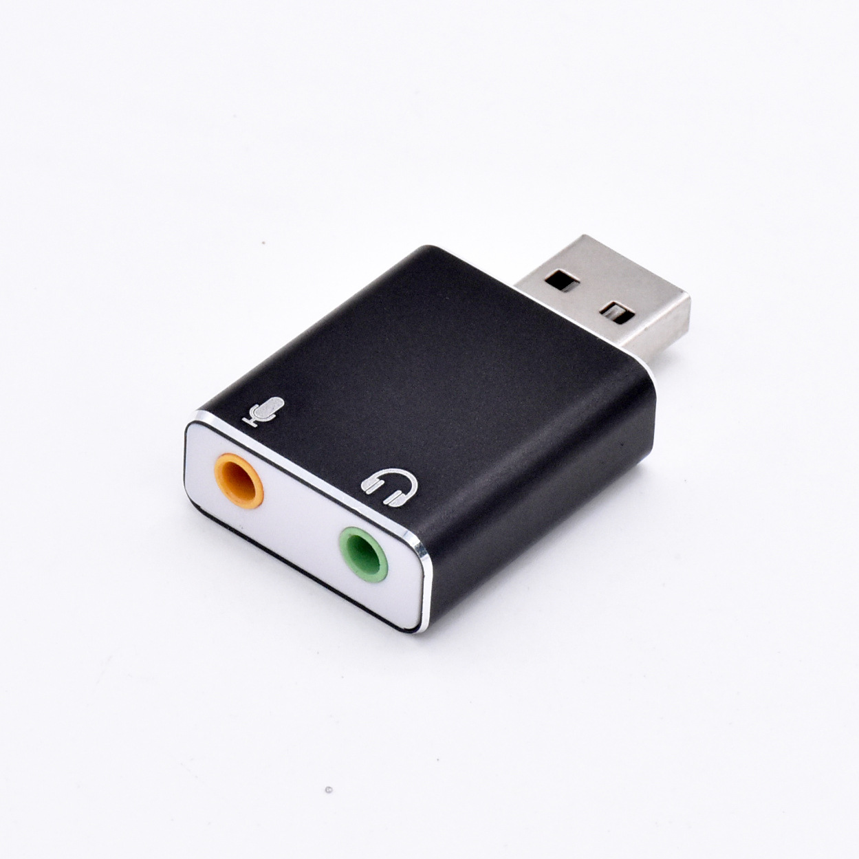 Adattatore Microfono Cuffie USB a Jack 3.5mm,Adattatore Audio USB Esterno Scheda Audio - Foto 14 di 15