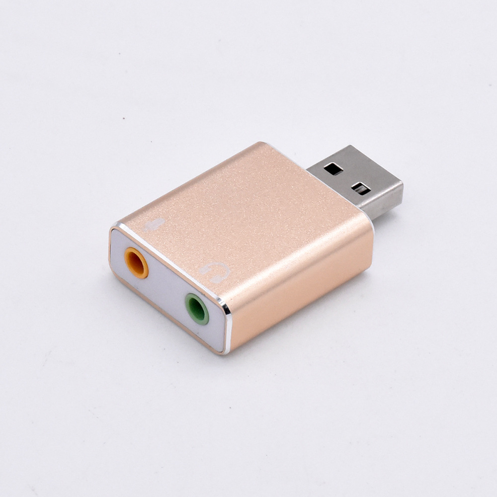Adattatore Microfono Cuffie USB a Jack 3.5mm,Adattatore Audio USB Esterno Scheda Audio - Foto 15 di 15