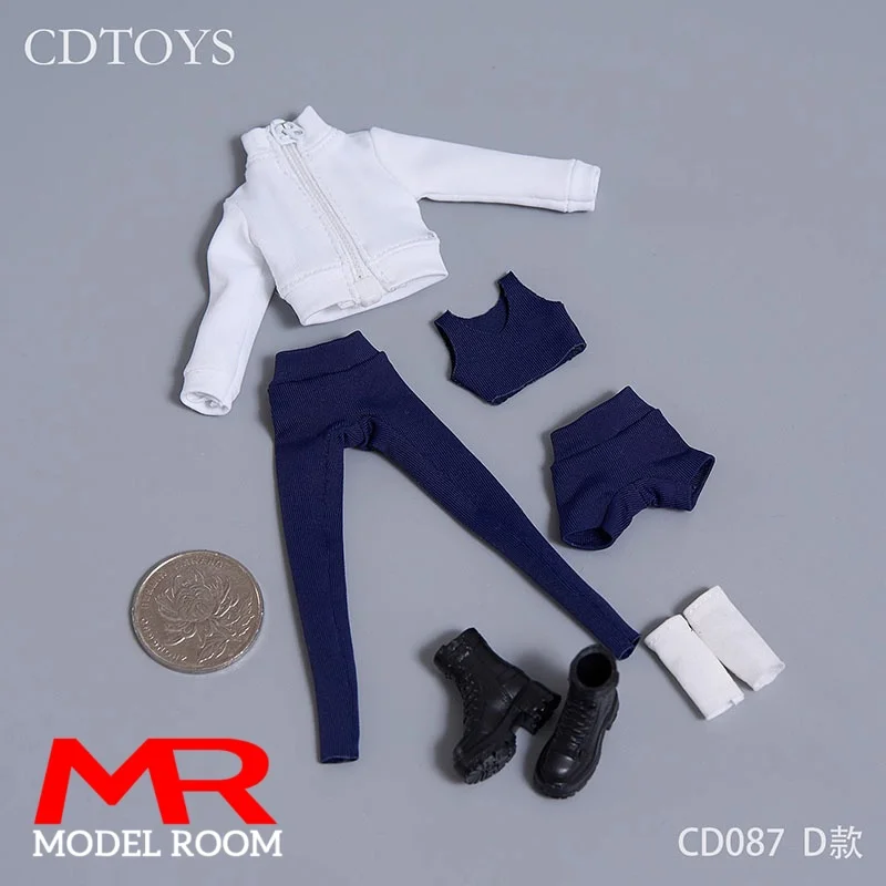 cdtoys cd087 1/12 Female Elastic Stretching Sports Wear Clothes Fit 6'' Figure - Picture 12 of 18