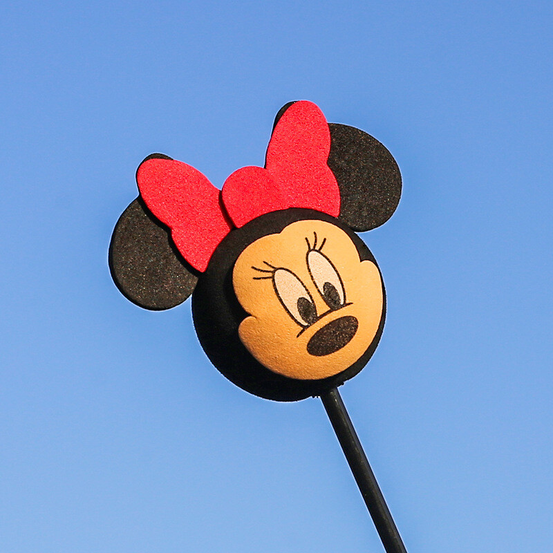 Hot Cute Black Mickey Minnie Antenna Ball Car Aerial Ball Antenna Topper Decor B - Picture 18 of 23