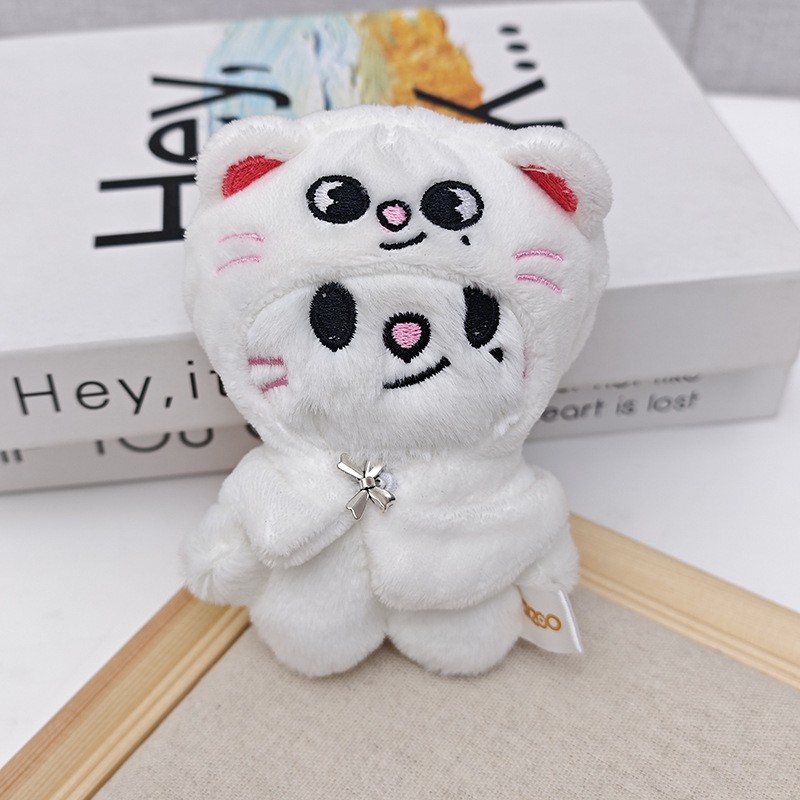 ches Kpop Stray Kids Seoul FM Concert SKZOO Cape Cartoon Plush Doll Keychain 4in - Picture 16 of 20