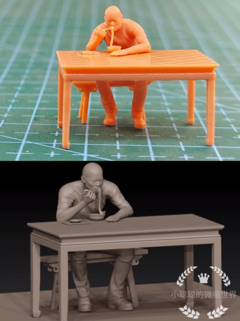 1/64 1/87 1/43 1/72 1/35 1/32 Niña Hombre Miniaturas Escena Figuras Modelo Para Coches - Imagen 10 de 10