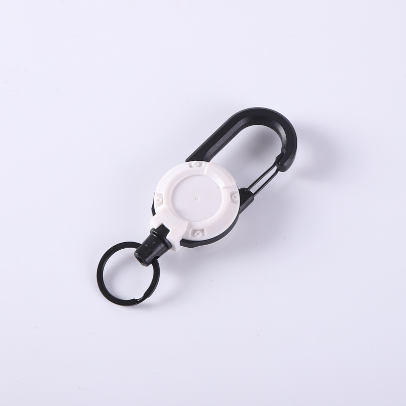 Wire rope easy to pull buckle, high rebound telescopic buckle, outdoor keychain - Picture 7 of 7