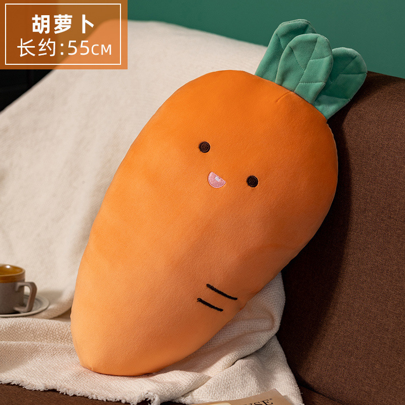 Carino giocattolo bambola peluche carota avocado frutta banana frutta e verdura cuscino bambina - Foto 20 di 23