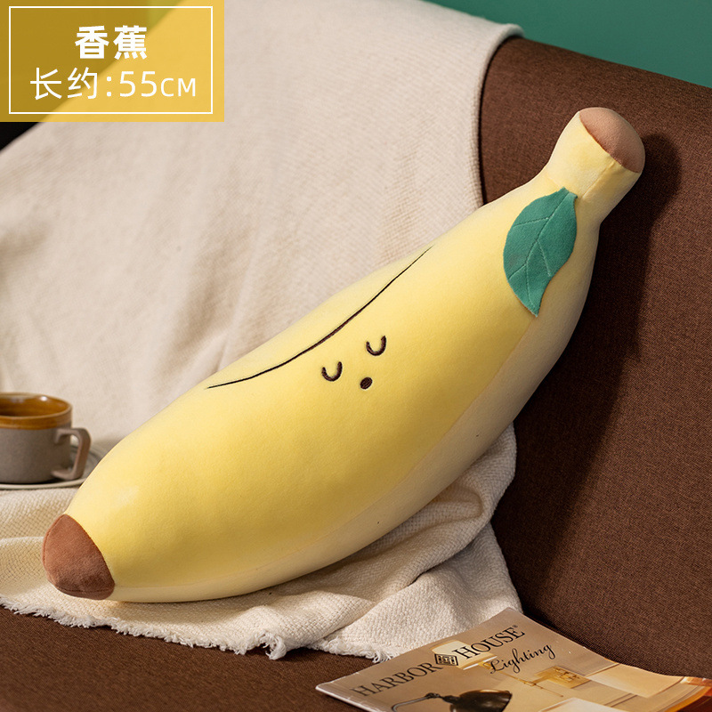 Carino giocattolo bambola peluche carota avocado frutta banana frutta e verdura cuscino bambina - Foto 22 di 23