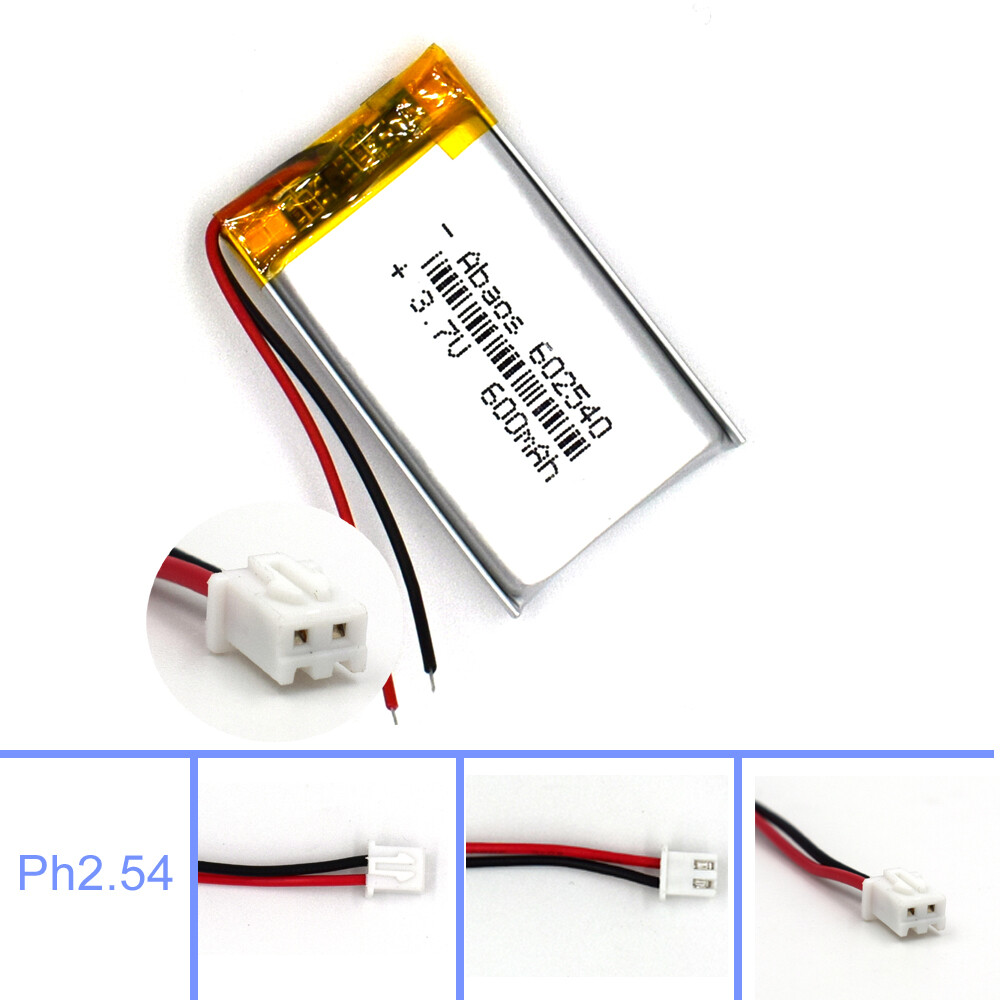3.7V 600mAh Battery Lipolymer 602540 Rechargeable Cell for Lamp Led Camera GPS - Bild 13 von 17