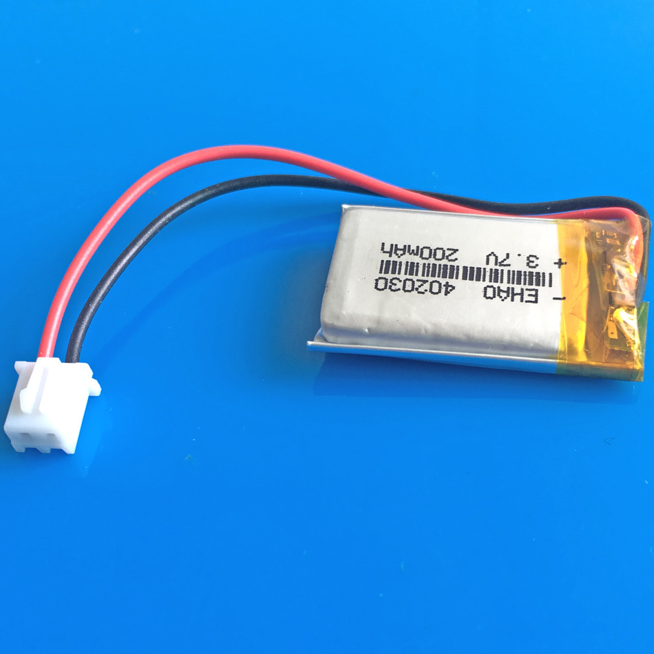 3pcs 3.7v 200mAh LiPo Polymer Rechargeable Battery JST 2Pin 2.54mm Plug - Picture 10 of 12