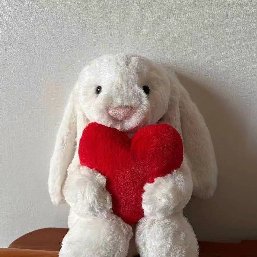 Bambola coniglio Bonnie 18 cm coniglio floreale bambola peluche giocattolo bambola comoda regalo - Foto 32 di 39