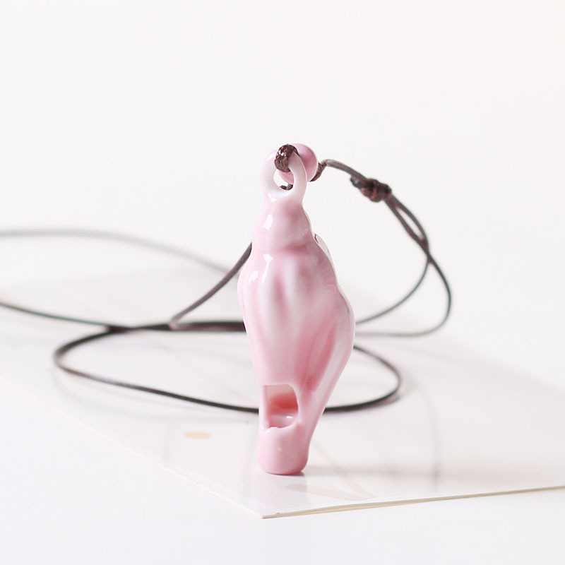 Ceramic Conch Whistle Necklace, Fresh and Sweet, Student Girl