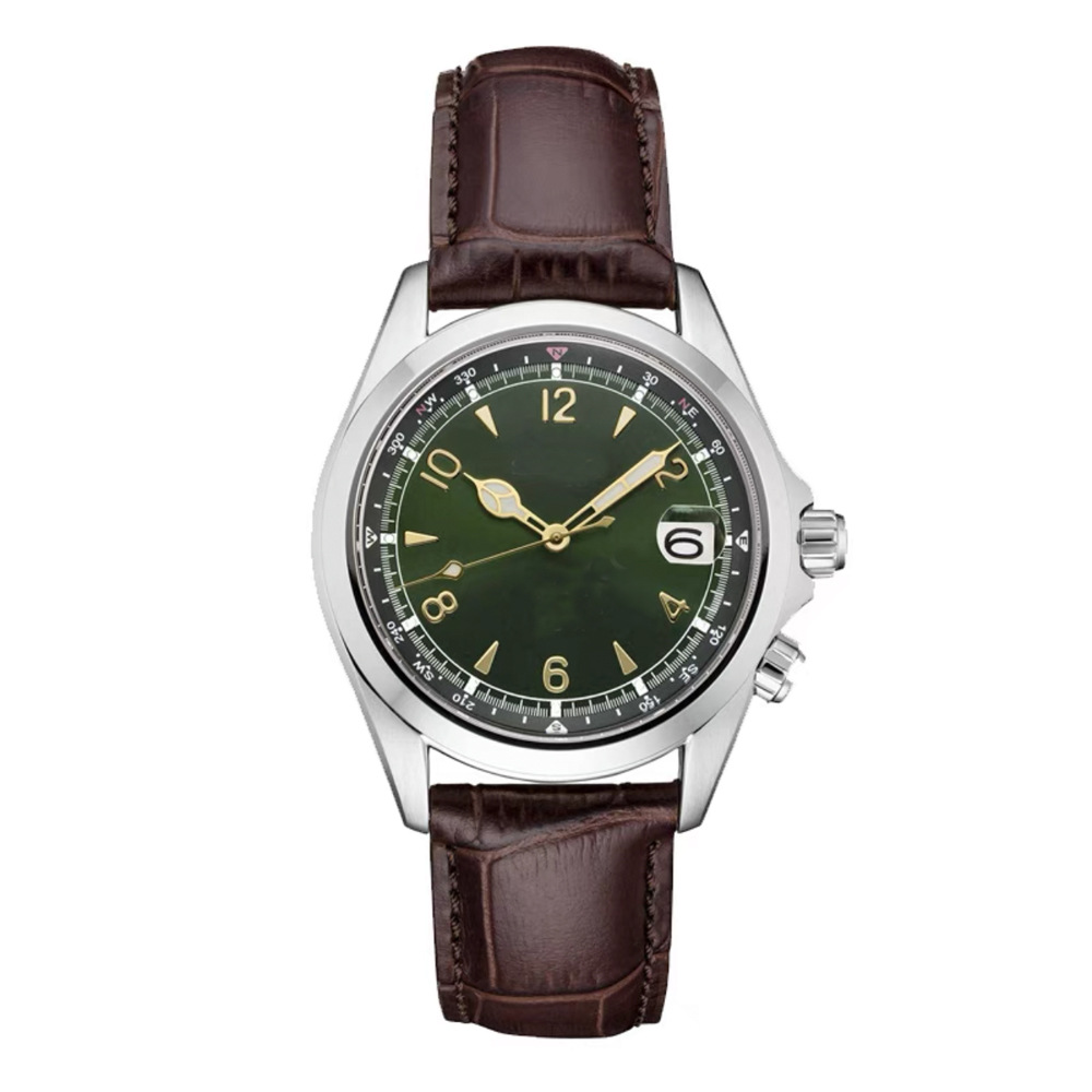Men's Watch Calendar Leather Automatic Quartz Gift Watches