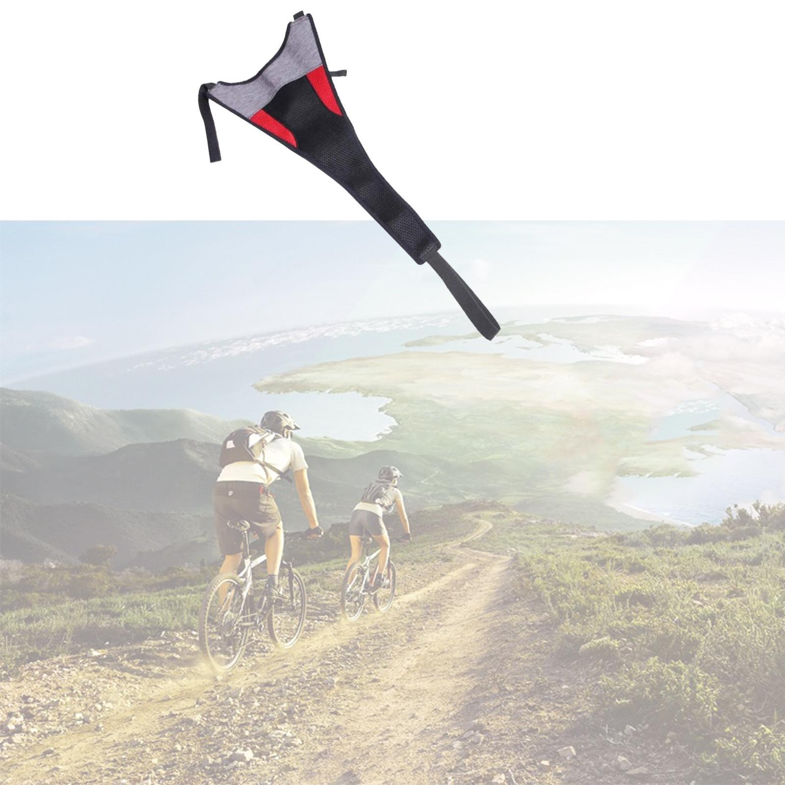 Practical Bike Trainer Sweat Cover Cycling Frame Guard Net Absorb Belt Protector
