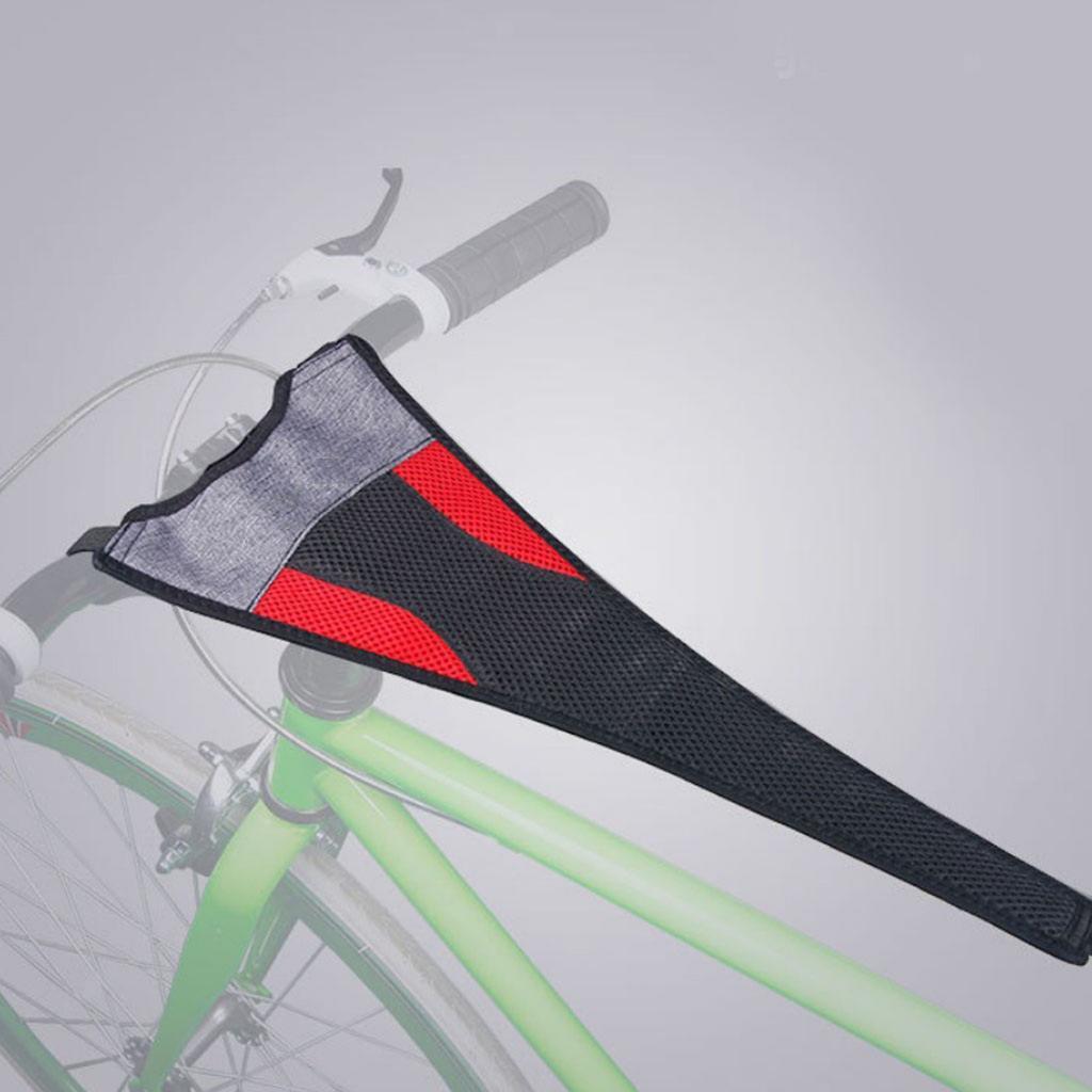 Practical Bike Trainer Sweat Cover Cycling Frame Guard Net Absorb Belt Protector