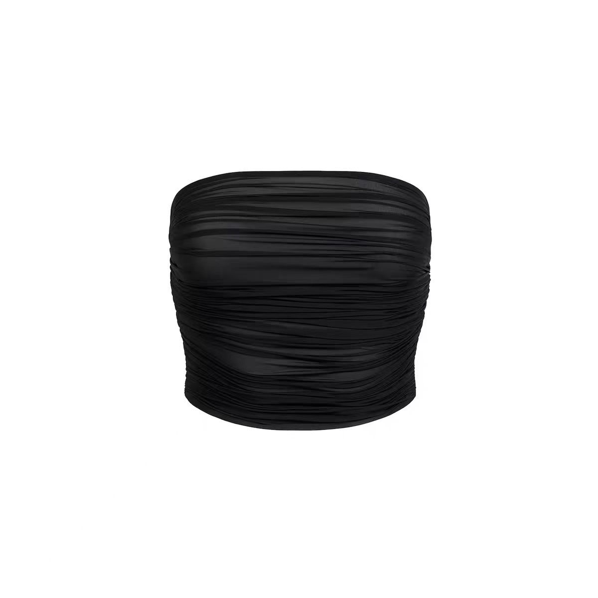 Nuevo producto SKIMS TUBO RECORTADO TRANSPARENTE LECHOSO SUPERIOR sin tirantes elasticidad arrugas - Imagen 18 de 20